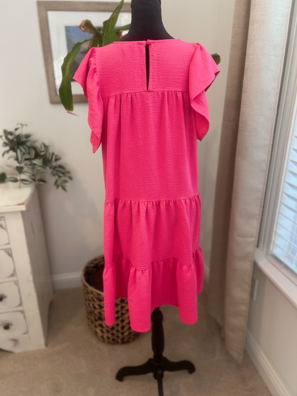 Pink Ruffle Dress - Picture 3 of 4